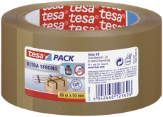 Verpackungsklebeband tesapack® Ultra Strong, PVC, 66 m x 50 mm, braun