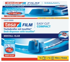 Tischabroller Easy Cut® Compact - für Rollen bis 33 m : 19 mm, blau