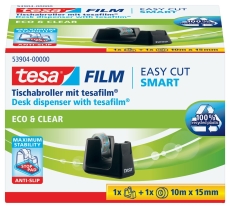 Tischabroller Easy Cut® Smart ecoLogo® - inkl. 1 Rolle Klebefilm Eco & Clear