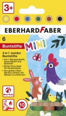 Farbstiftetui Jumbo Mini Kids 3in1 - 6er Etui