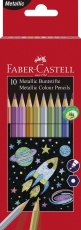 Buntstift - 10 Farben metallic
