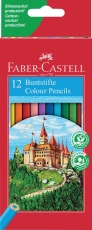 Farbstifte CASTLE - 12 Farben sortiert, Kartonetui
