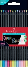 Black Edition Bunstift Neon + Pastell - 12er Kartonetui