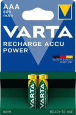 Rechargeable Accu Power - Micro/AAA, 1,2 V, 800 mAh, 2er-Bister