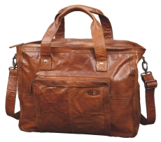Reisetasche Royal T - cognac, mit Laptop- und Tabletfach