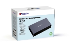 Docking Station CDS-17, 17 Port, USB-C Pro, grau/schwarz