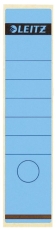 1640 Rückenschilder - Papier, lang/breit, 100 Stück, blau