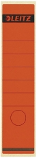 1640 Rückenschilder - Papier, lang/breit, 100 Stück, rot