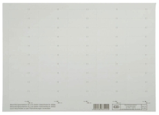 vertic® Beschriftungsschild für Registratur, 58 x 18 mm, weiß, 50 Stück