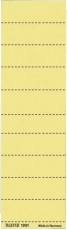 1901 Blanko-Schildchen - Karton, 100 Stück, gelb