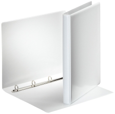 Ringbuch Präsentation - Außentaschen, A4, PP, 4 Ringe, 16 mm, weiß