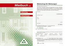 Mietbuch Wohnungsmietvertrag, 32 Seiten, Maße (BxH): 12 x 17 cm