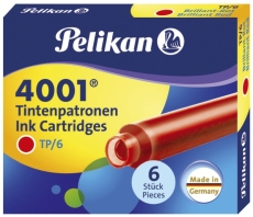 Tintenpatrone 4001® TP/6 - brillant-rot, 6 Patronen