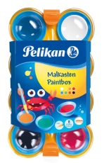 Deckfarbkasten mini-friends® 755/8, mit 8 Farben + Pinsel