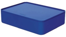 SMART-ORGANIZER ALLISON Utensilienbox mit Innenschale und Deckel - snow white/royal blue