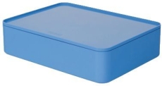 SMART-ORGANIZER ALLISON Utensilienbox mit Innenschale und Deckel - snow white/sky blue