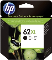 HP Inkjetpatrone Nr. 62XL schwarz