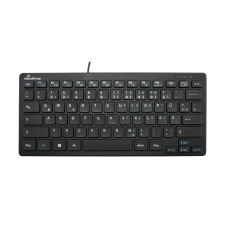 Tastatur kompakt - QWERTZ, schwarz