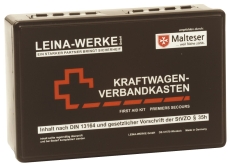 Kfz-Verbandkasten Standard DIN 13164:2022 - schwarz