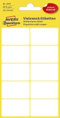 3075 Mini-Organisations-Etiketten, 32 x 23 mm, 6 Blatt/60 Etiketten, weiß