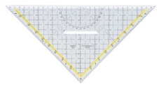 Zeichendreieck TZ-Dreieck®, Plexiglas® mit Griff, 325 mm, glasklar