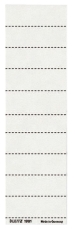 1901 Blanko-Schildchen - Karton, 100 Stück, weiß