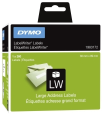 LabelWriter™ Etikettenrolle - Standardetiketten, 36 x 89 mm, weiß