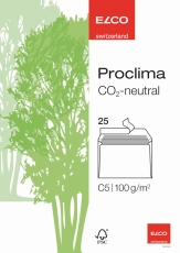 Briefhülle Proclima - C5, hochweiß, Haftklebung, 100 g/qm, 25 Stück Box