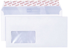 Briefumschlag premium - C6/5, hochweiß, haftklebend, Innendruck, mit Fenster, 80 g/qm