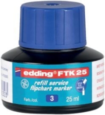 FTK 25 Nachfülltusche - für Flipchartmarker, 25 ml, blau