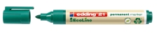 21 Permanentmarker EcoLine - 1,5 - 3 mm, grün, nachfüllbar