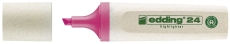 24 EcoLine Textmarker - nachfüllbar, rosa