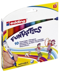 Fasermaler e-14 Funtastics 10er Set, ca. 3 mm