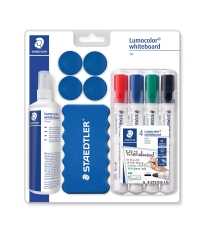 Whiteboardmarker Lumocolor® Set - praktische Grundausstattung, Blister