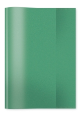 7485 Heftschoner PP - A5, transparent/grün