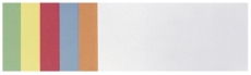 selbstklebende Moderationskarte - Rechteck, 205 x 95 mm, sortiert, 300 Stück