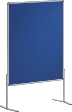 Moderationstafel PRO - 120 x 150 cm, blau/Filz