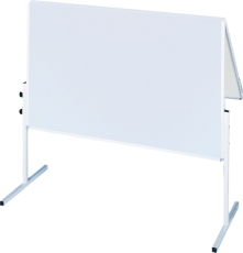 X-tra!Line® Moderationstafel - 120 x 150 cm, Schreibtafeloberfläche, weiß, klappbar