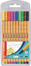 Fineliner point 88® Etui - 10er Pack - Standardfarben