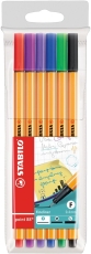 Fineliner point 88® Etui - 6er Pack - mit 6 verschiedenen Farben