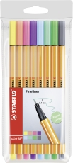 Fineliner point 88® Etui - 8er Etui - Pastellfarben