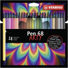 Premium-Filzstift - Pen 68 - ARTY - 24er Pack - mit 24 verschiedenen Farben