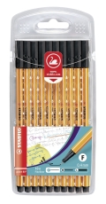 Fineliner point 88® Etui - 10er Pack - schwarz