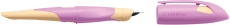 Schulfüller EASYbirdy® - Linkshänder Feder M, Pastel Edition soft pink/apricot, inkl. Patrone