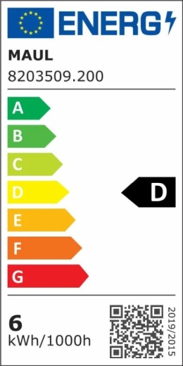 LED-Tischleuchte MAULatlantic - schwarz, Klemmfuß