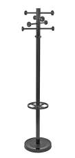 Garderobenständer Grando - 175,5 cm, schwarz