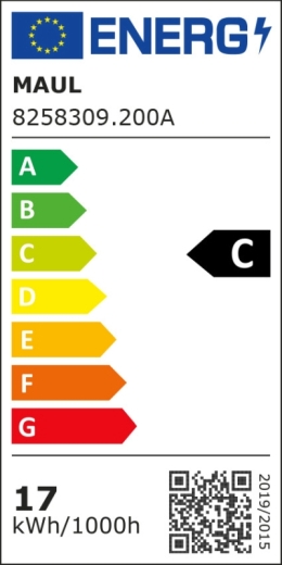 LED-Tischaufbauleuchte MAULjuvis sensor - dimmbar, silber, Klemmfuß