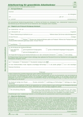Arbeitsvertrag für gewerbliche Arbeitnehmer - SD, 2 x 2 Blatt, DIN A4, 10 Stück