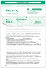 Universal-Mietvertrag für Wohnungen - SD, 3 x 2 Blatt, DIN A4, 10 Stück