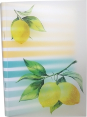 Notizheft Lemon - A5, kariert, 100 Blatt